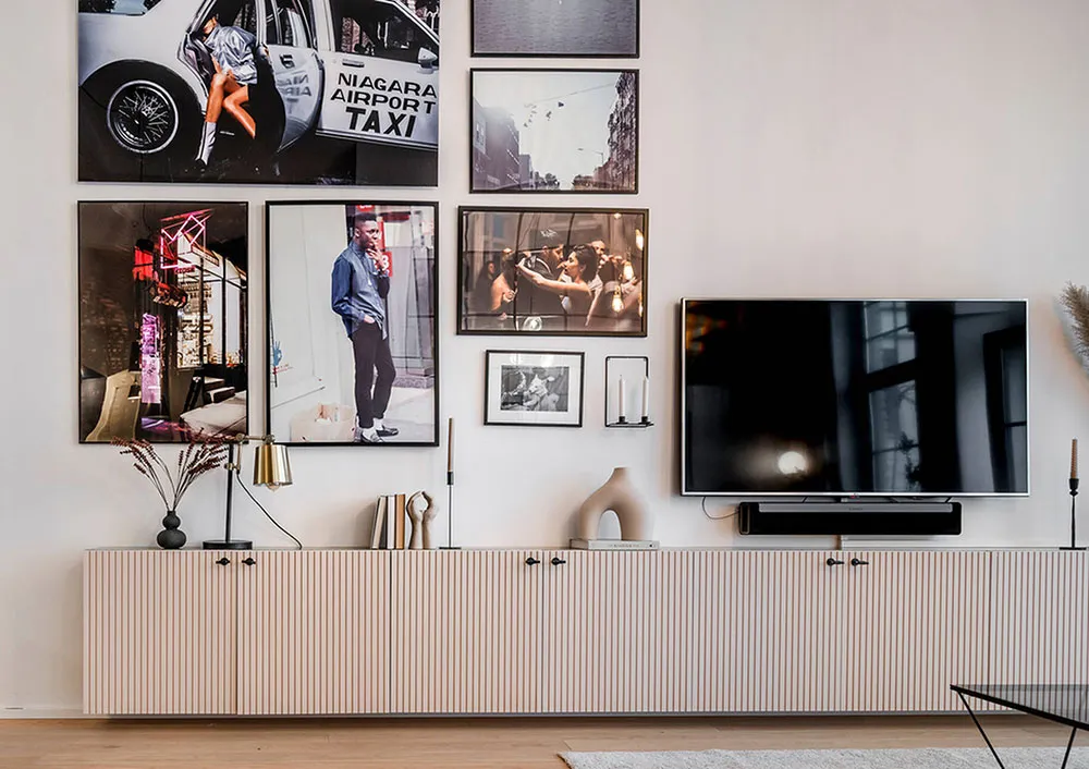 Altos techos y terraza: única vivienda en antiguo edificio de fábrica en Estocolmo - Gallery image 6