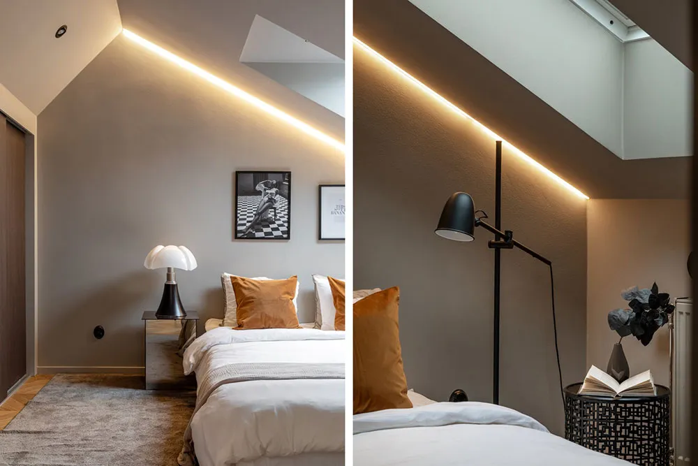 Elegancki nowoczesny design attic apartment w Stokholmii - Gallery image 22