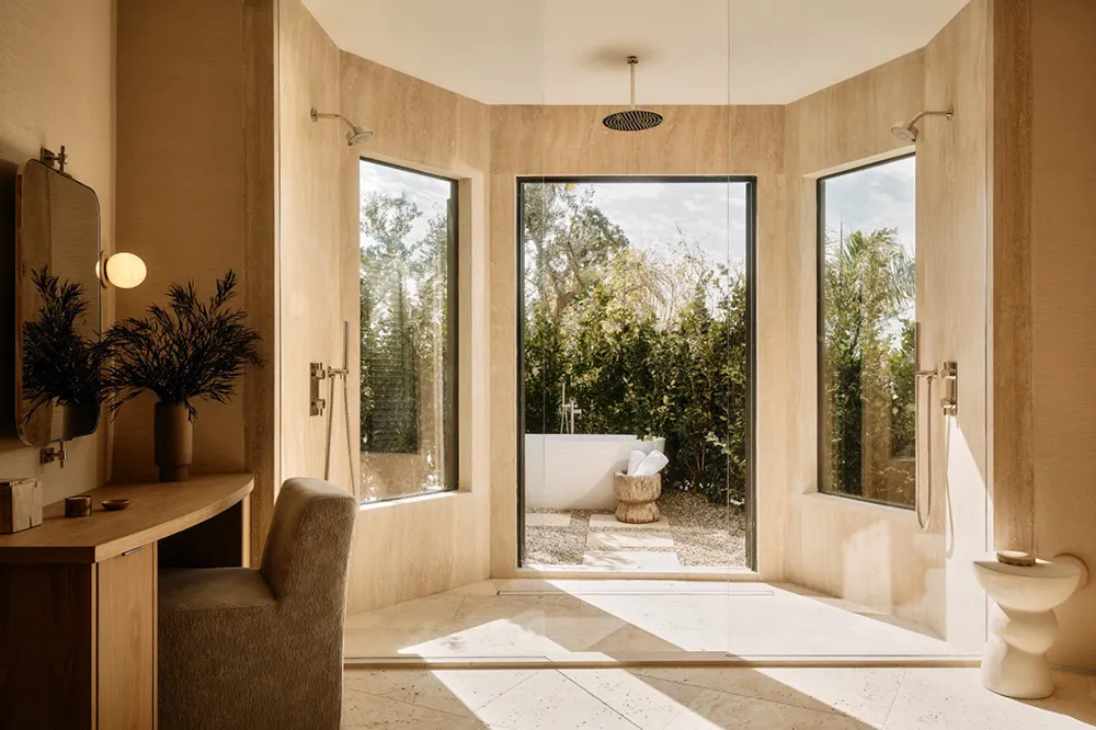 Warm modernes Design einer einstöckigen Villa auf einem Hügel in Kalifornien - Gallery image 10