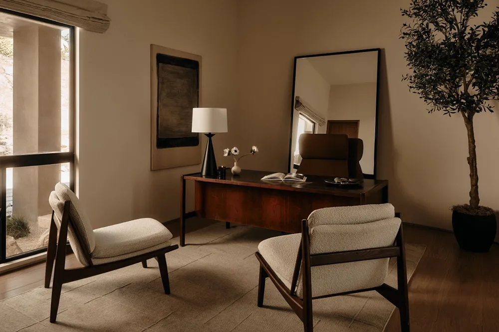 Warm modernes Design einer einstöckigen Villa auf einem Hügel in Kalifornien - Gallery image 18