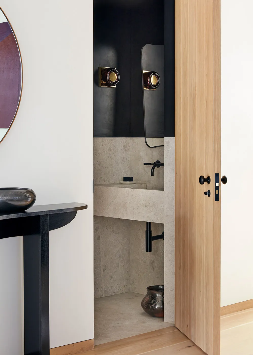 Intérieurs élégants de town-house à murs arrondis à New York - Gallery image 15