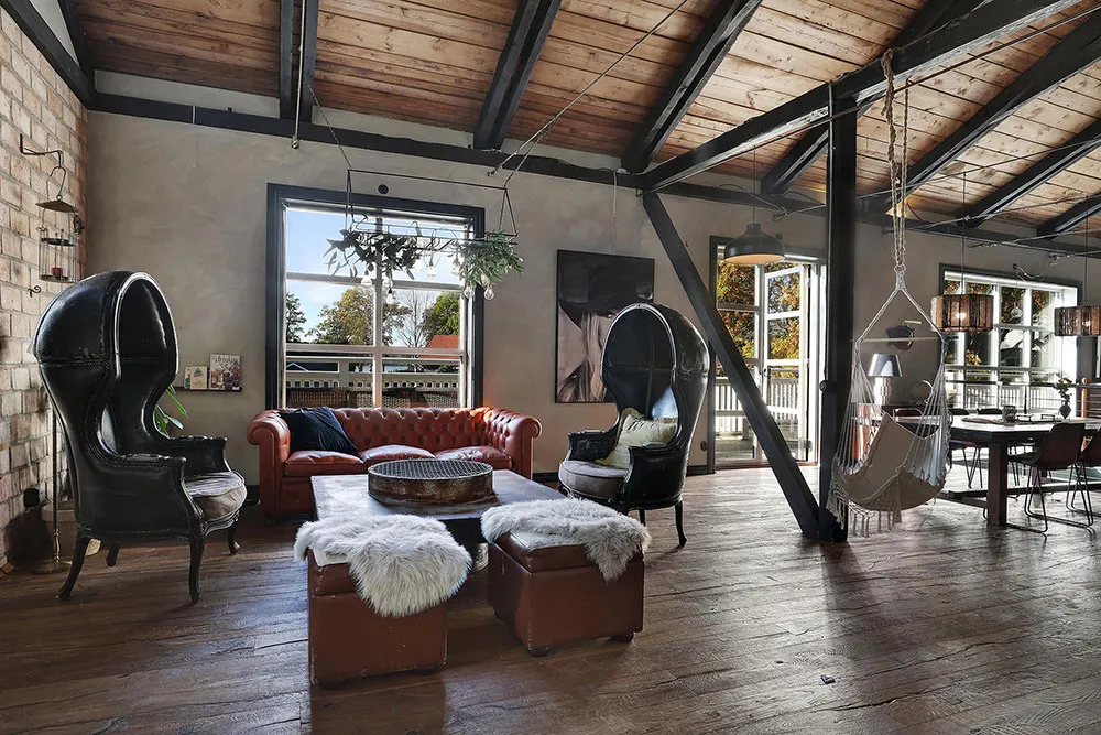 Unusual Cottage in Sweden with Industrial Interiors - Gallery image 5