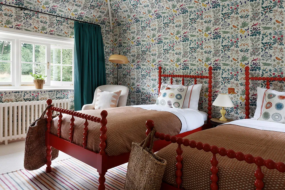 Vibrant Paints and Prints Bring New Life to This Historic Cottage in England - Gallery image 21
