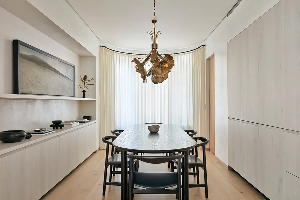 Intérieurs élégants de town-house à murs arrondis à New York - Gallery image 6