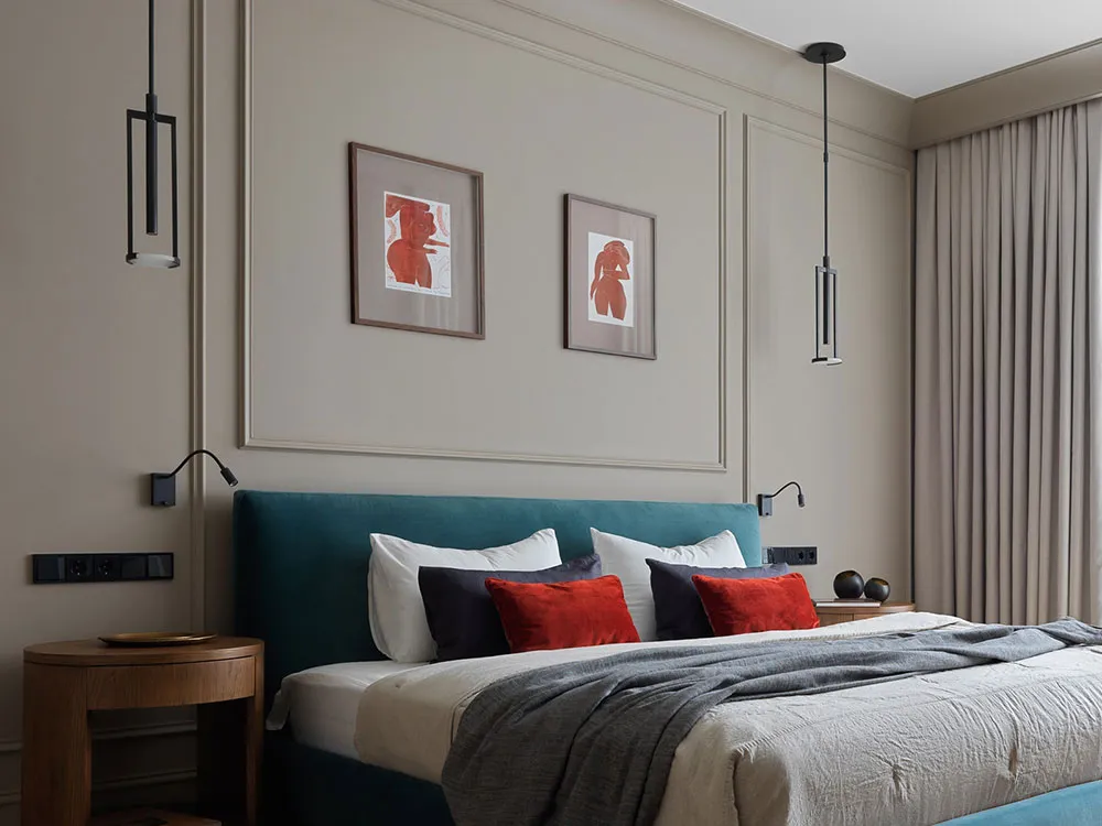 गहरे रंग एवं उत्कृष्ट आधुनिक डिज़ाइन: मॉस्को में एक युवा परिवार के लिए एक शानदार अपार्टमेंट - Gallery image 7