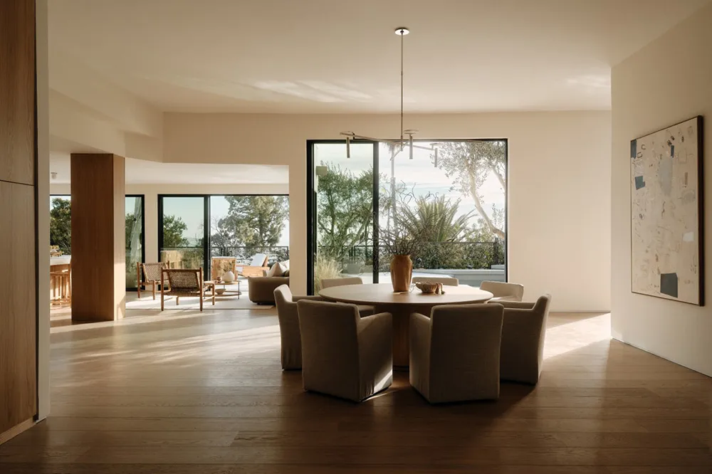 Warm modernes Design einer einstöckigen Villa auf einem Hügel in Kalifornien - Gallery image 8