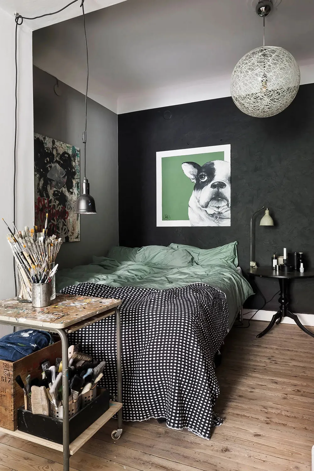 Motivos industriales en el diseño de un apartamento en Suecia (80 m²) - Gallery image 6