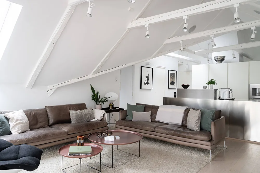 Une magnifique appartement scandinave dans un grenier - Gallery image 1