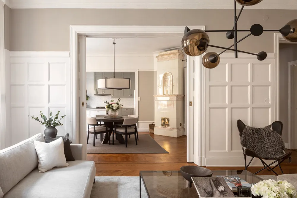 Streng und stilvolle moderne Klassik in Stockholm - Gallery image 13