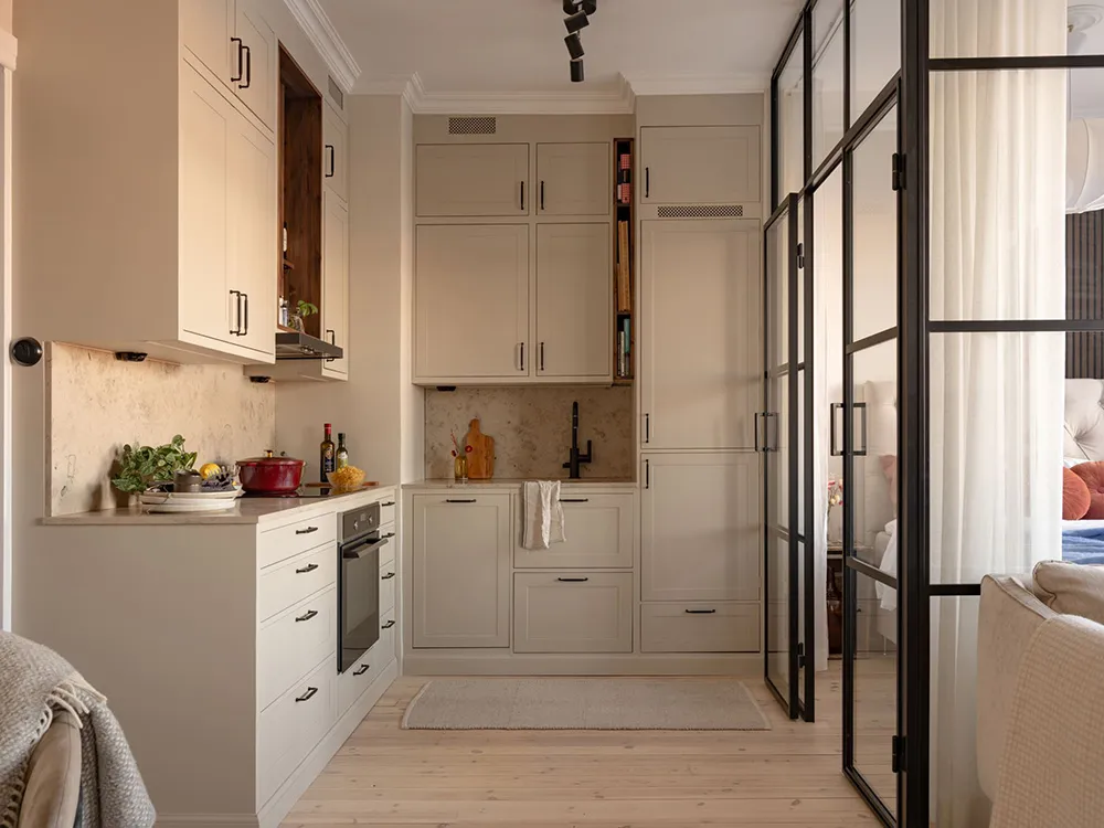 Спальня за стеклом и виды на залив: небольшая квартира в Стокгольме (36 кв. м) - Gallery image 4