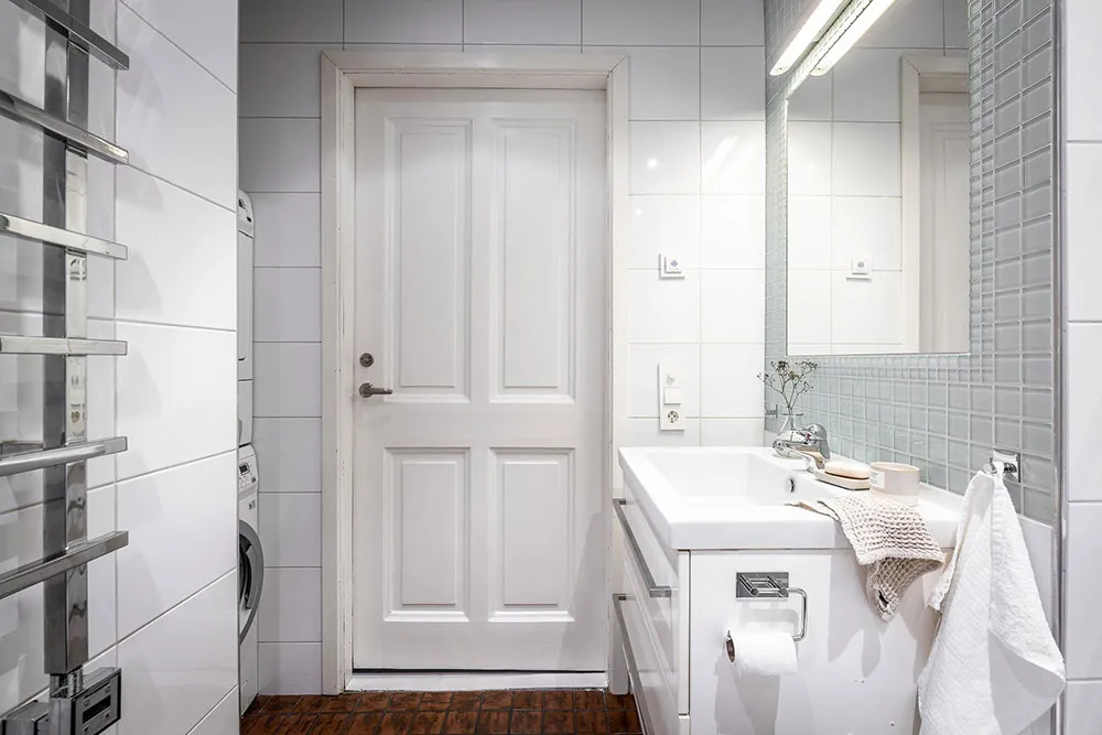 एक स्कैंडिनेवियाई अपार्टमेंट के हरे रंग के इनटीरियर (74 वर्ग मीटर) - Gallery image 22