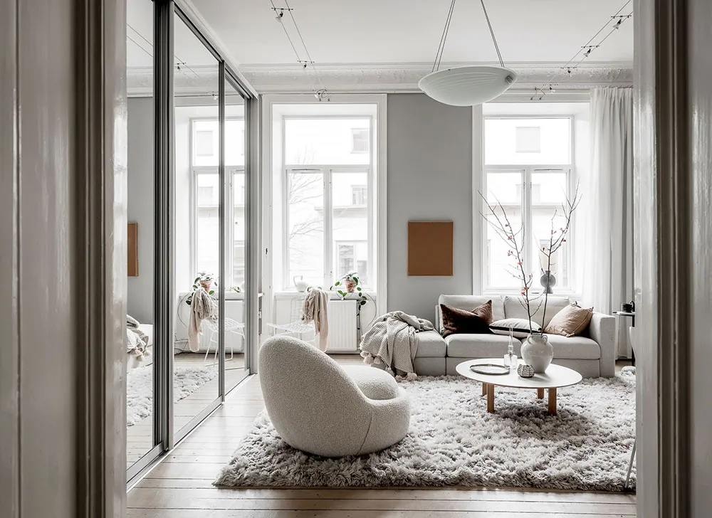 Cómo hacer que un interior sea ligero y aireado: ejemplo de Suecia (45 m²) - Gallery image 3