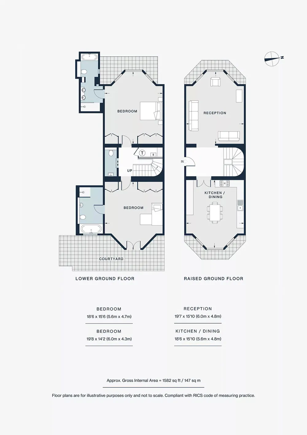 Effets de contraste et détails vintage : une belle maison à Londres - Gallery image 17
