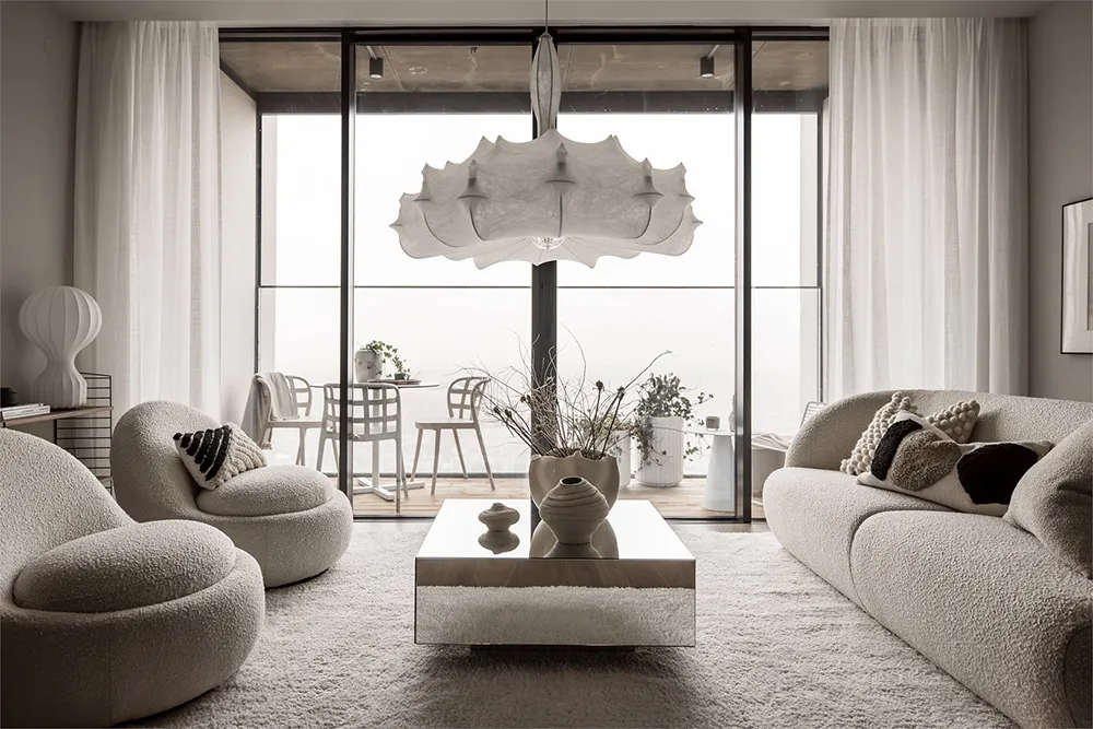 Стильный скандинавский интерьер с видом (85 кв. м) - Gallery image 5