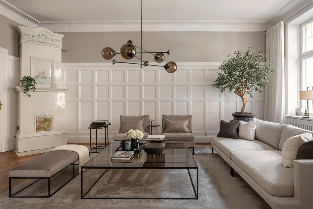 Streng und stilvolle moderne Klassik in Stockholm - Gallery image 2