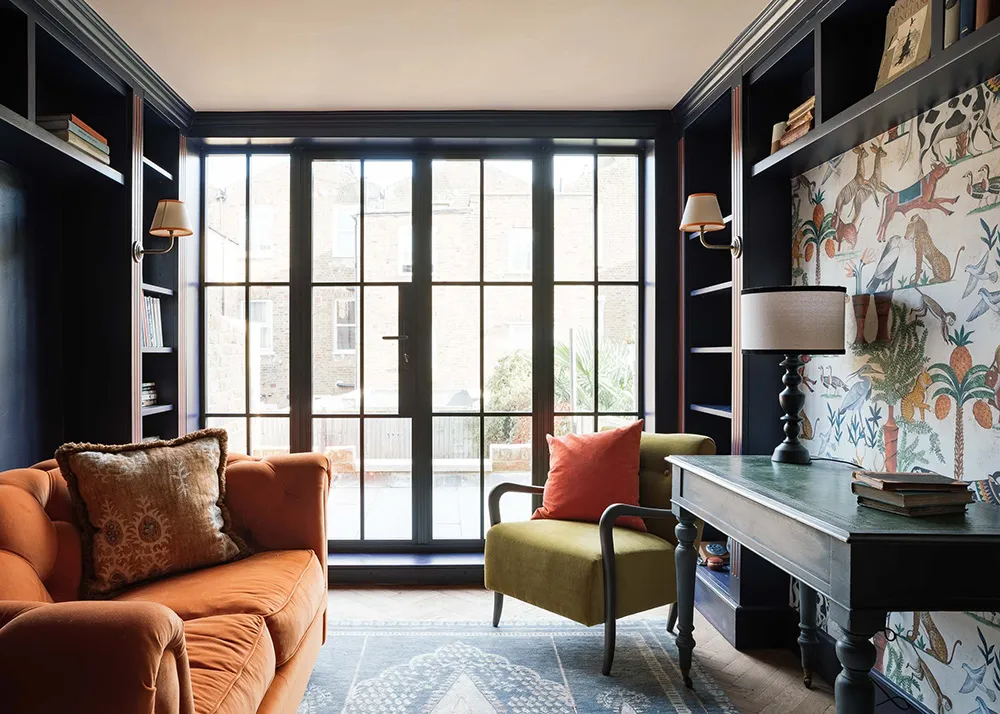 Schöne Farbpalette im Design eines victorianischen Hauses in London - Gallery image 9