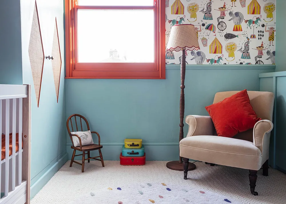 Schöne Farbpalette im Design eines victorianischen Hauses in London - Gallery image 18