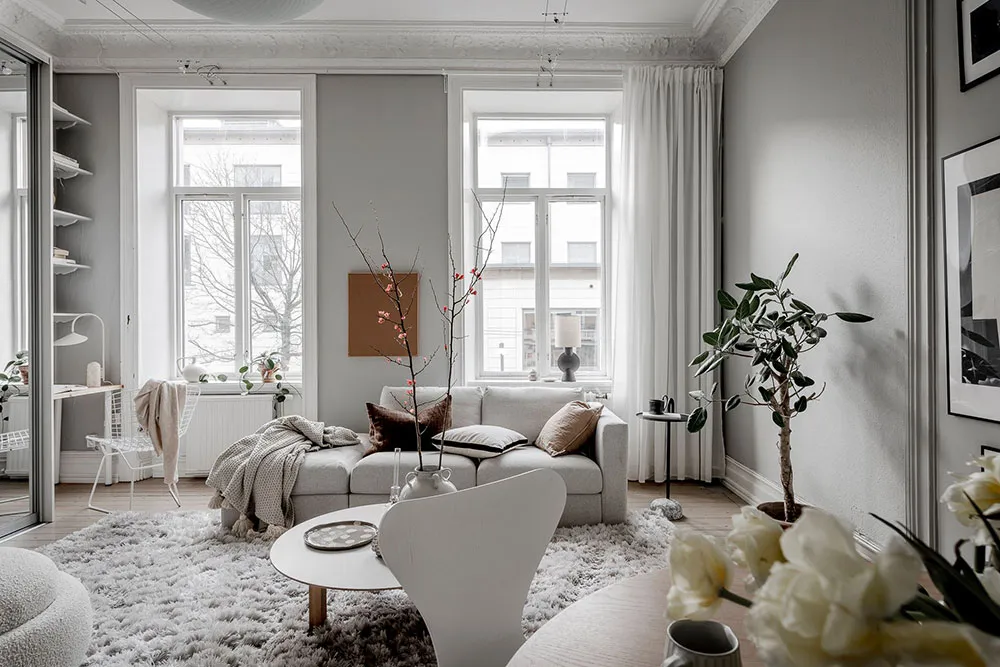 Cómo hacer que un interior sea ligero y aireado: ejemplo de Suecia (45 m²) - Gallery image 5