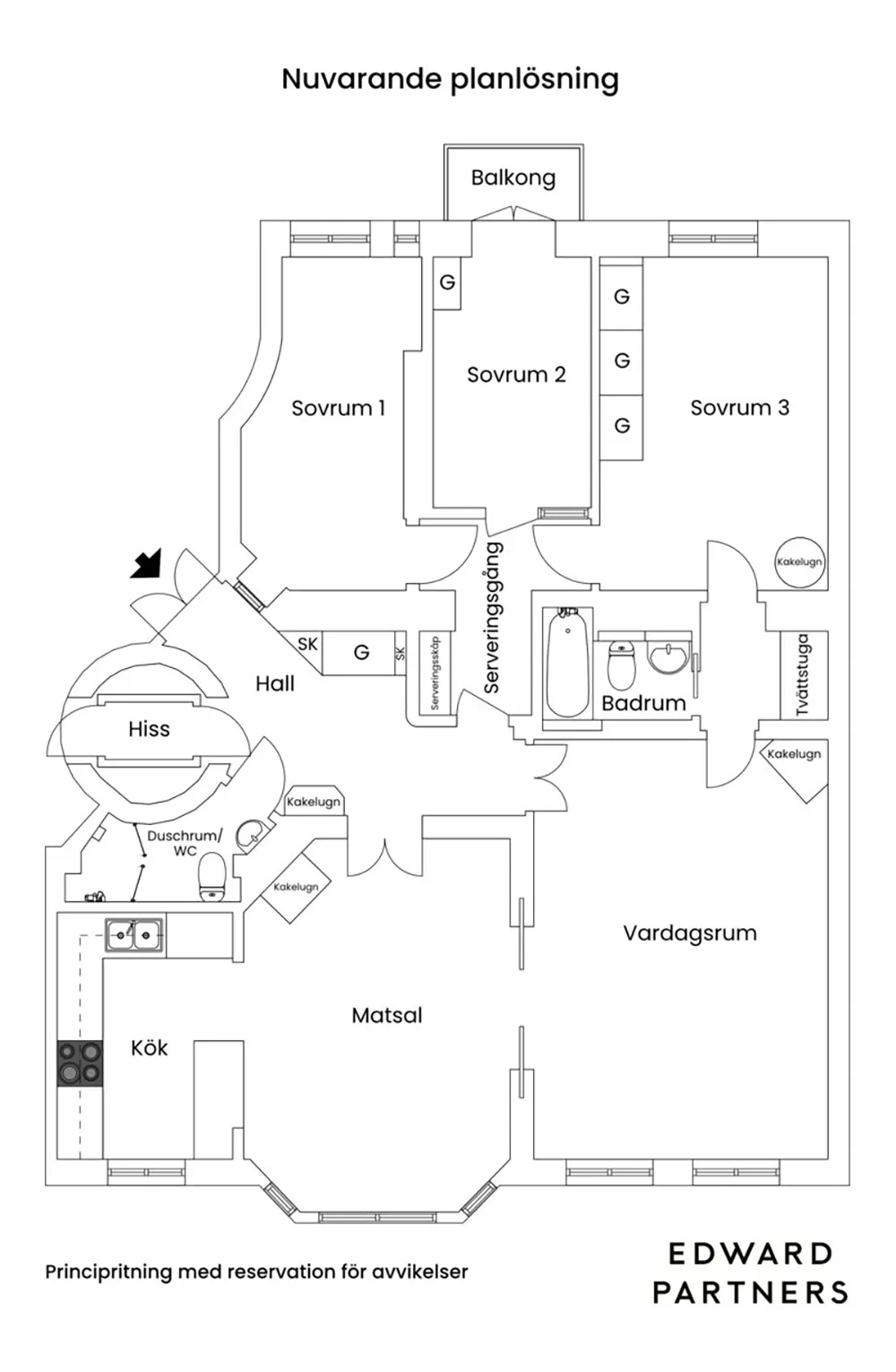 Streng und stilvolle moderne Klassik in Stockholm - Gallery image 27