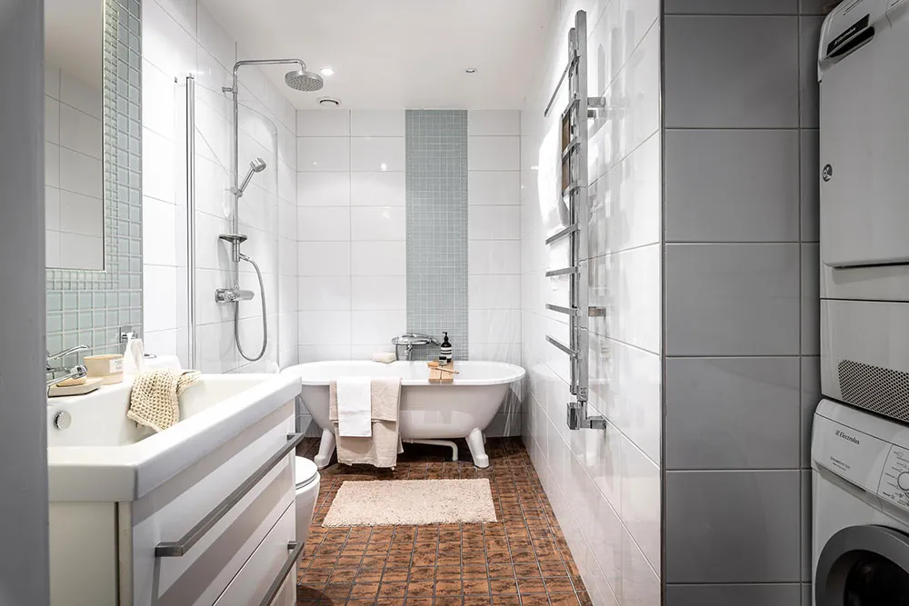 एक स्कैंडिनेवियाई अपार्टमेंट के हरे रंग के इनटीरियर (74 वर्ग मीटर) - Gallery image 21