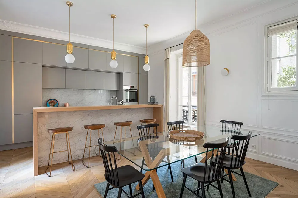 Inspirationnelles appartements avec terrasse verte à Paris - Gallery image 10