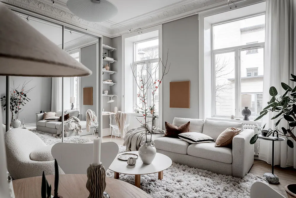 Cómo hacer que un interior sea ligero y aireado: ejemplo de Suecia (45 m²) - Gallery image 4