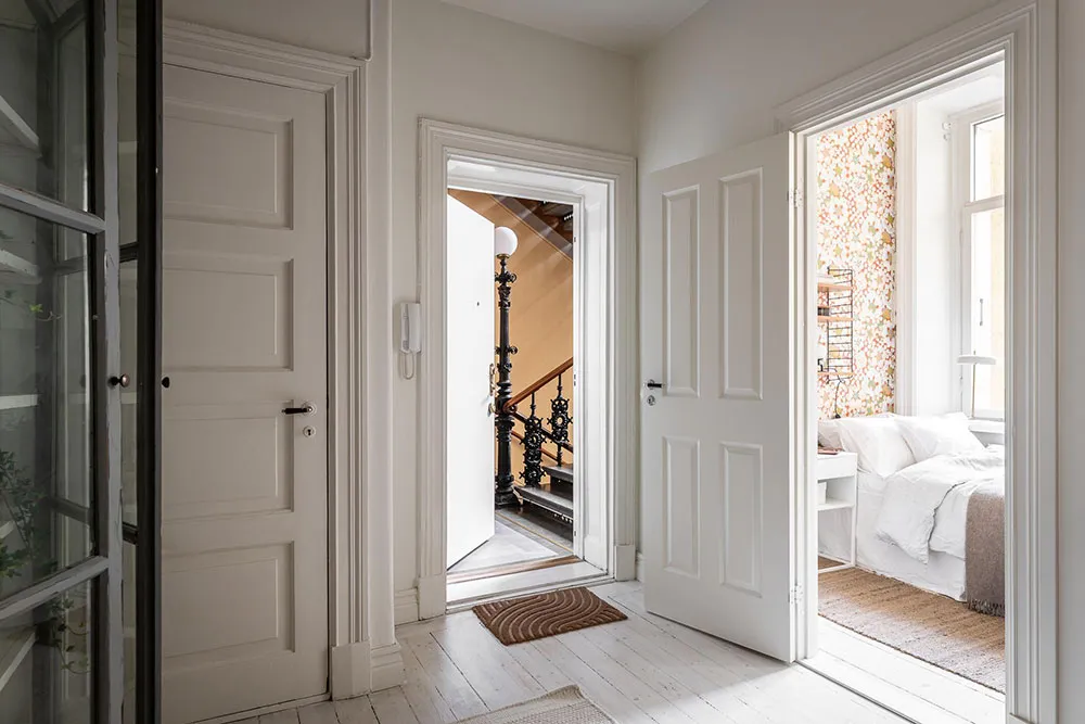 एक स्कैंडिनेवियाई अपार्टमेंट के हरे रंग के इनटीरियर (74 वर्ग मीटर) - Gallery image 25