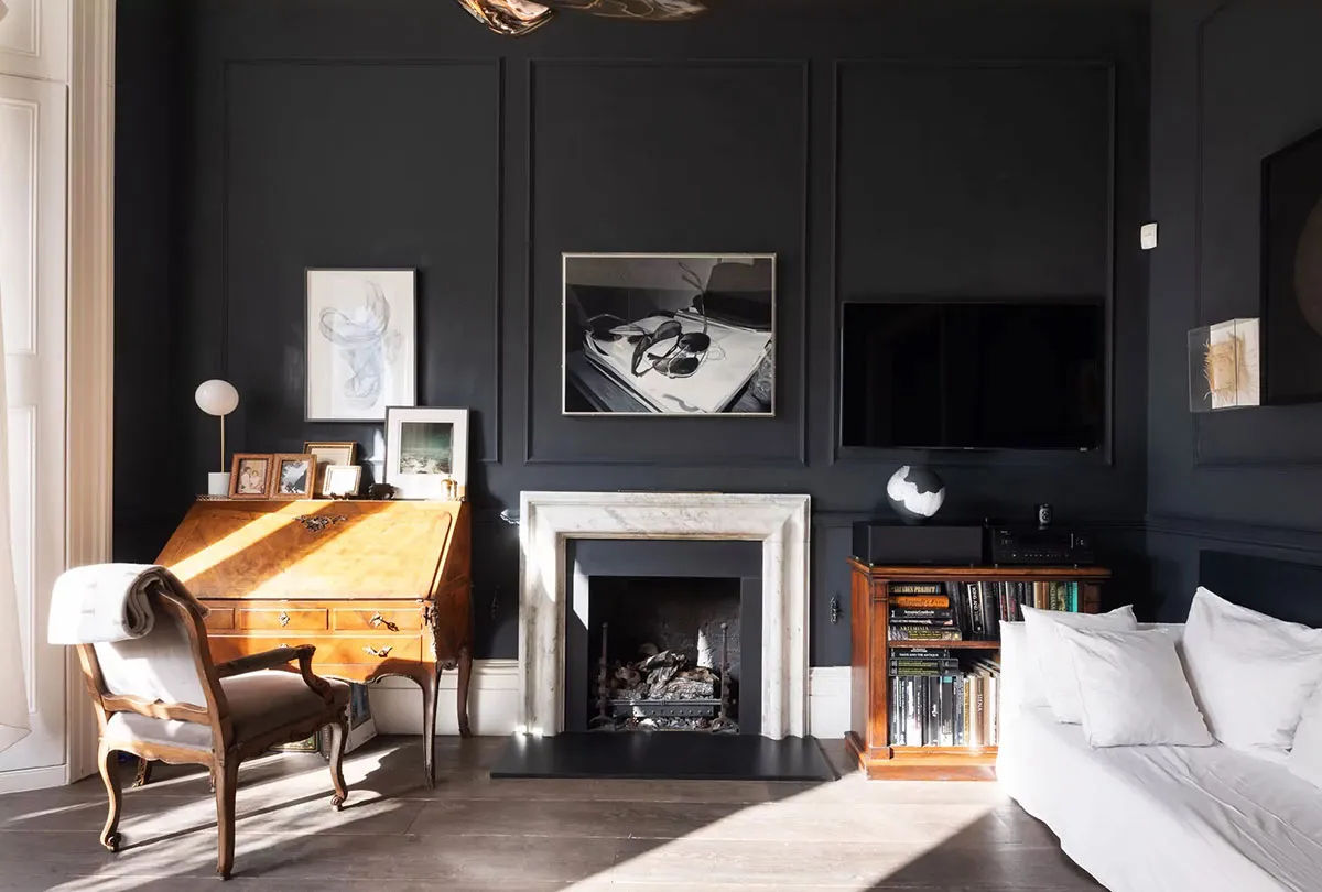 Effets de contraste et détails vintage : une belle maison à Londres - Gallery image 2