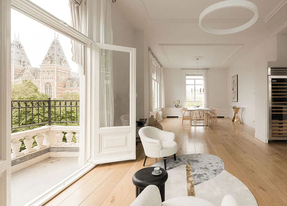 Gemütliche moderne Interior-Designs der beeindruckenden städtischen Villa in Amsterdam - Gallery image 8