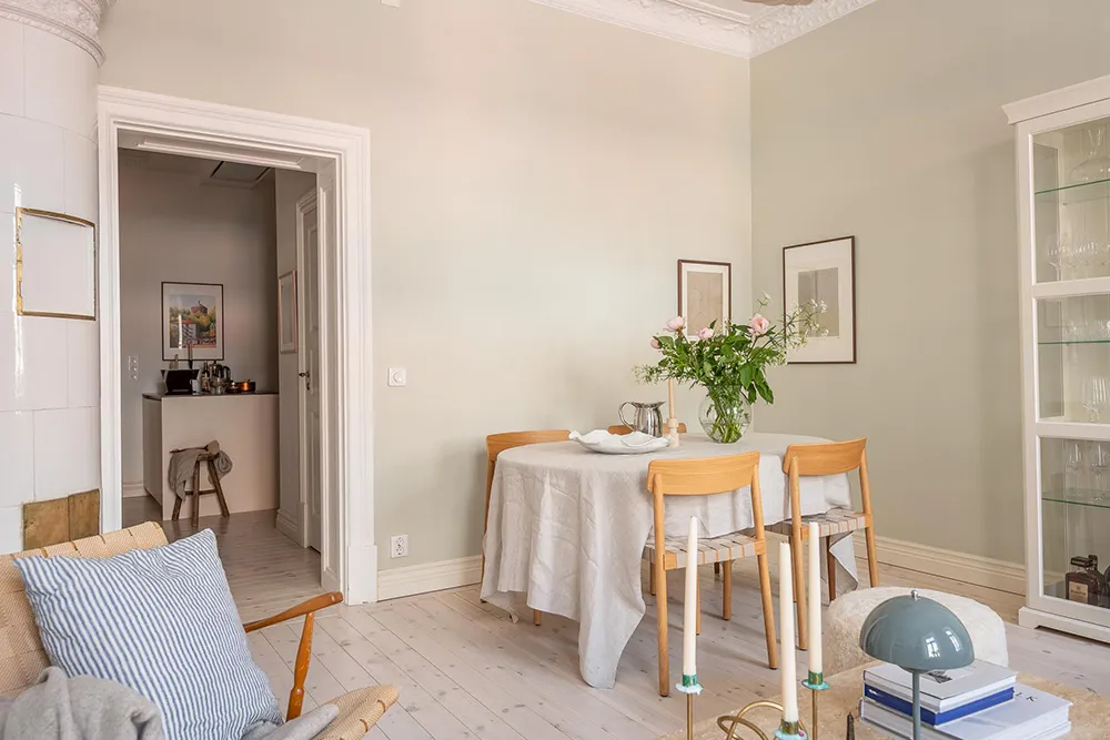 Couleurs pastel légères dans le design d'une agréable appartement scandinave (72 m²) - Gallery image 6