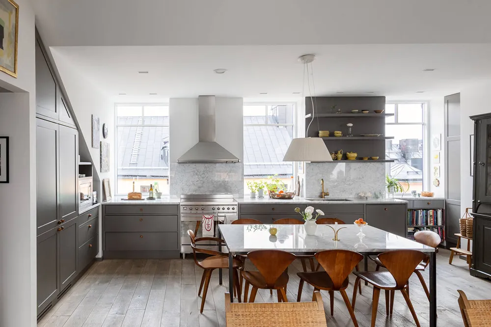 Lively Interior of a Spacious Loft with Terrace in Stockholm - Gallery image 8