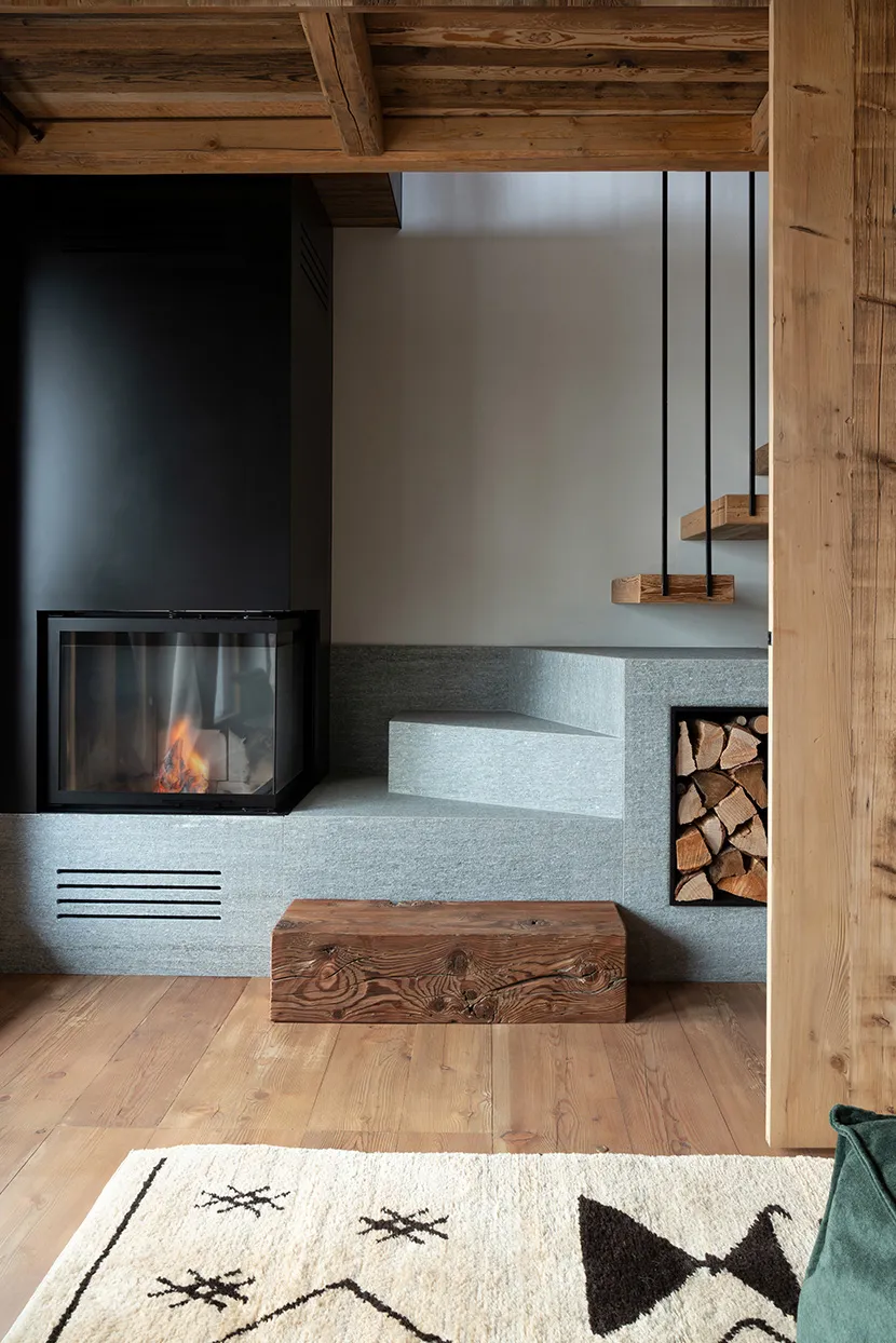 Mały, ale stylowy alpejski интерьер w Włoszech - Gallery image 8