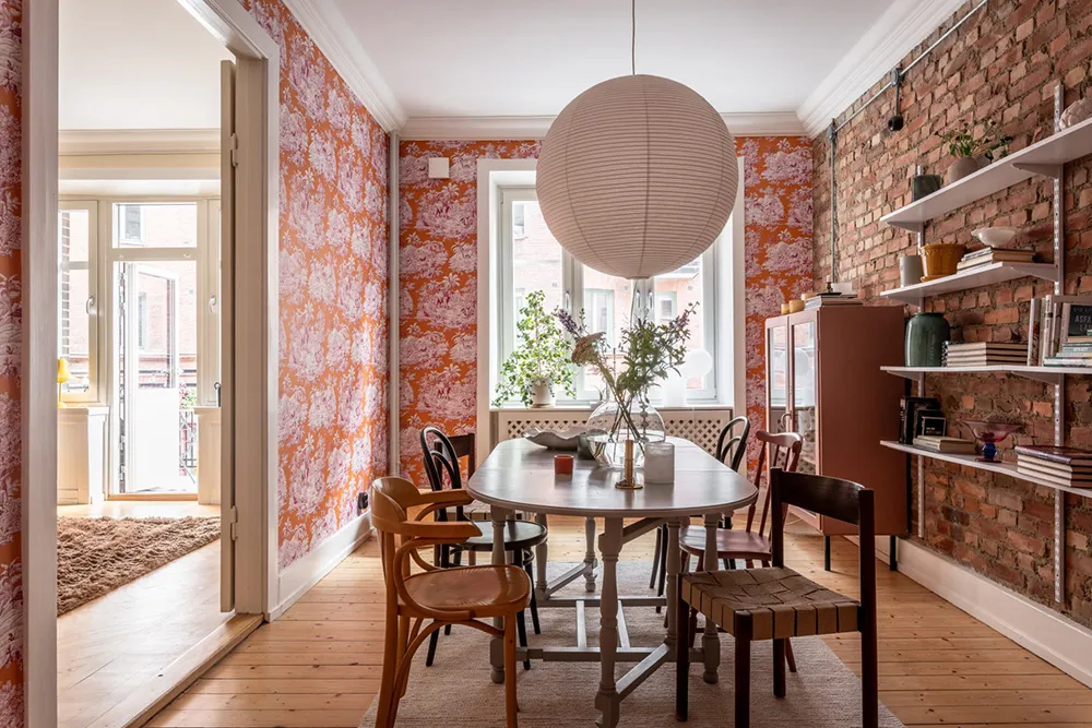 Пісочні тони, цегляна стіна та обоями: квартира в Гетеборзі (91 кв. м) - Gallery image 13