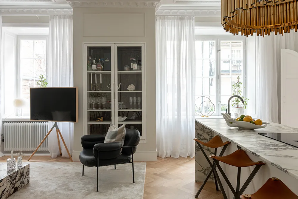Арки и модный дизайн: элегантная квартира в Стокгольме (71 кв. м) - Gallery image 6