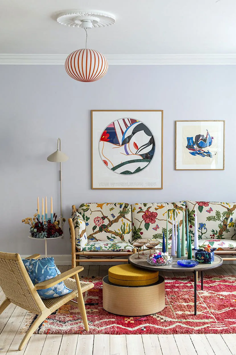 Blau mit Rot: Ungewöhnlicher Weihnachtsdekor in Dänemark - Gallery image 9