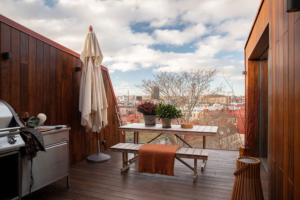 Effektive Dachgeschosswohnung in altem Haus in Stockholm - Gallery image 6