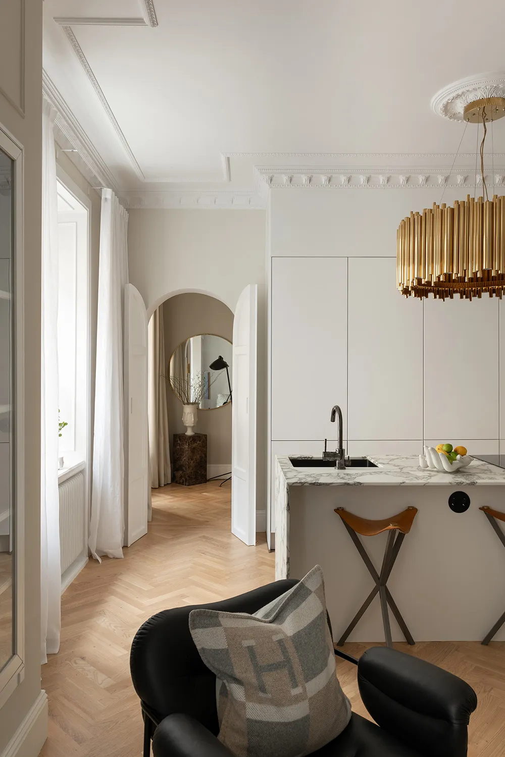 Арки и модный дизайн: элегантная квартира в Стокгольме (71 кв. м) - Gallery image 15