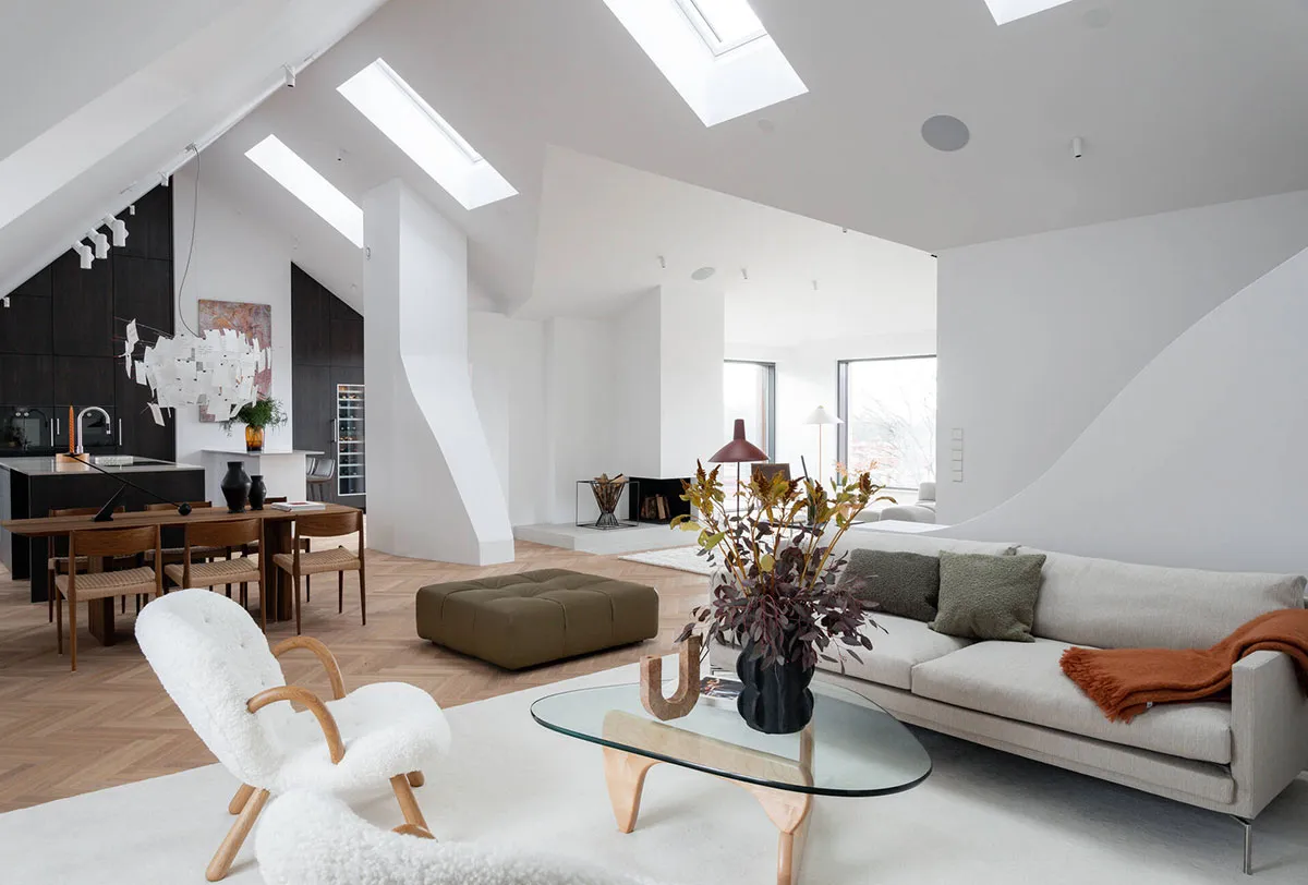 Effektive Dachgeschosswohnung in altem Haus in Stockholm - Gallery image 3