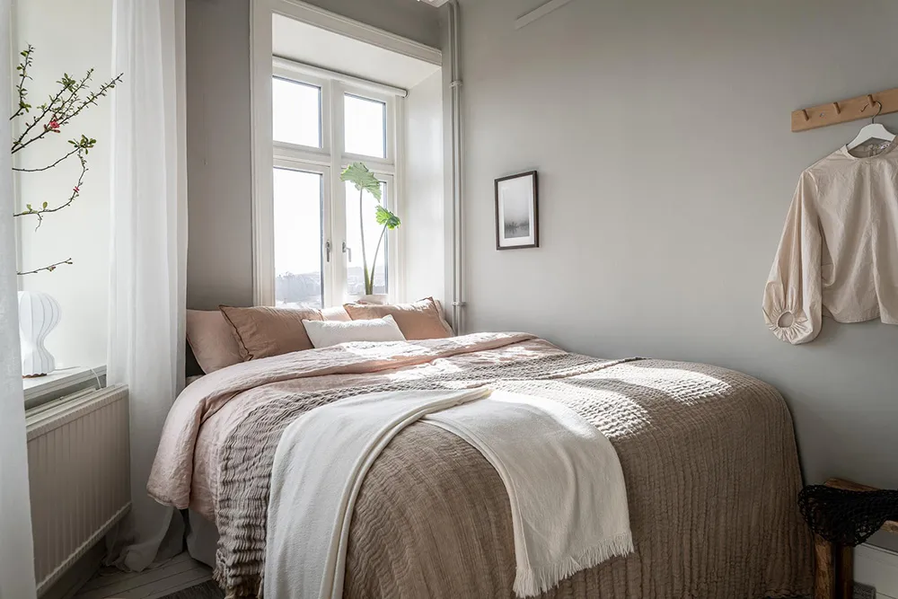 Apartamento gris en Gotemburgo con habitación pequeña y balcón (65 m²) - Gallery image 17