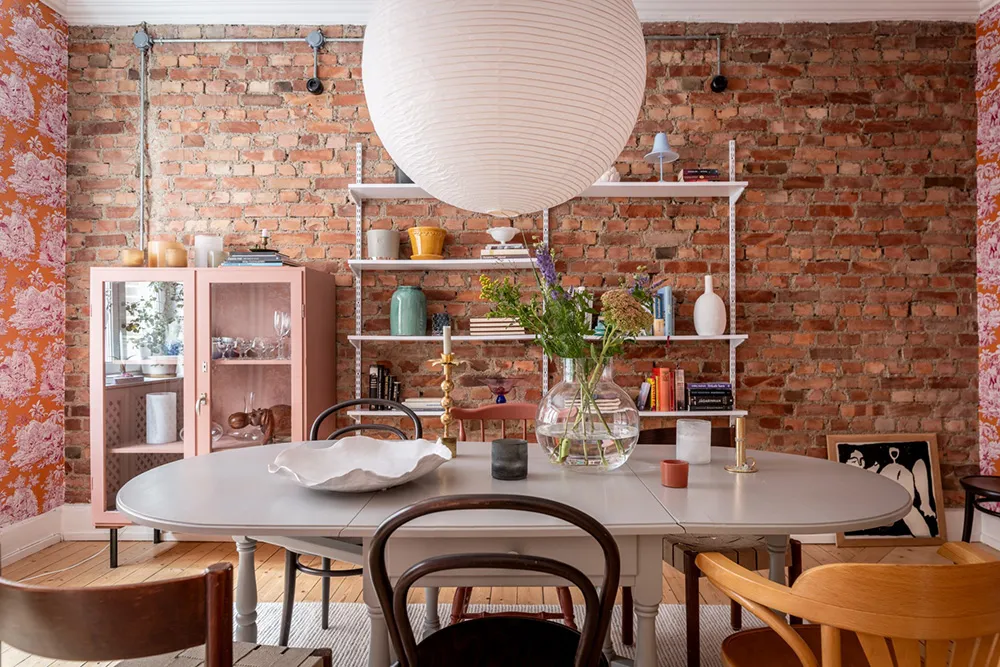 Пісочні тони, цегляна стіна та обоями: квартира в Гетеборзі (91 кв. м) - Gallery image 11