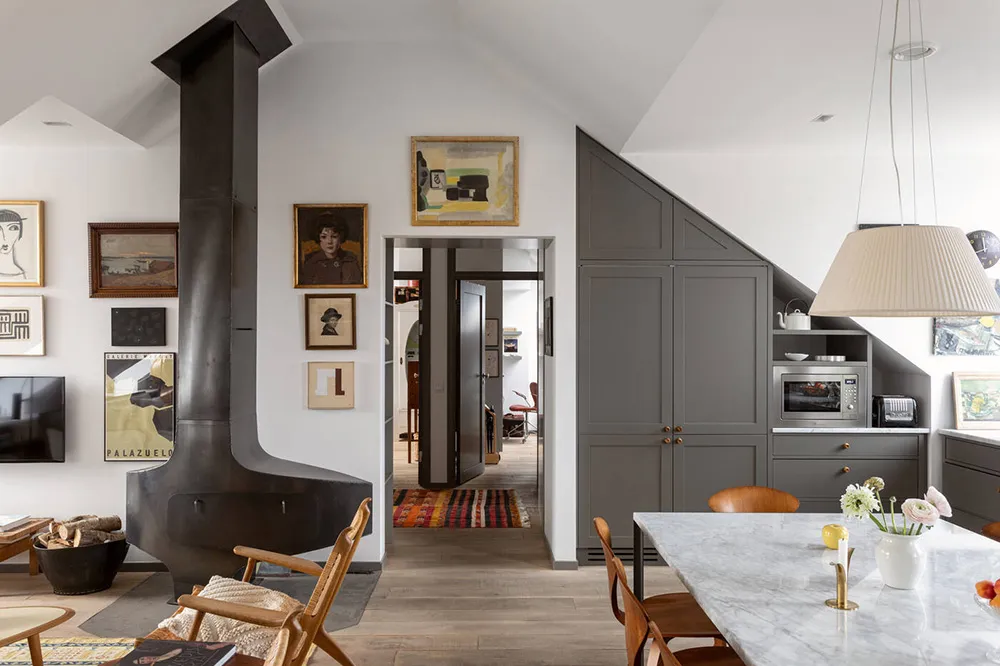 Lively Interior of a Spacious Loft with Terrace in Stockholm - Gallery image 5