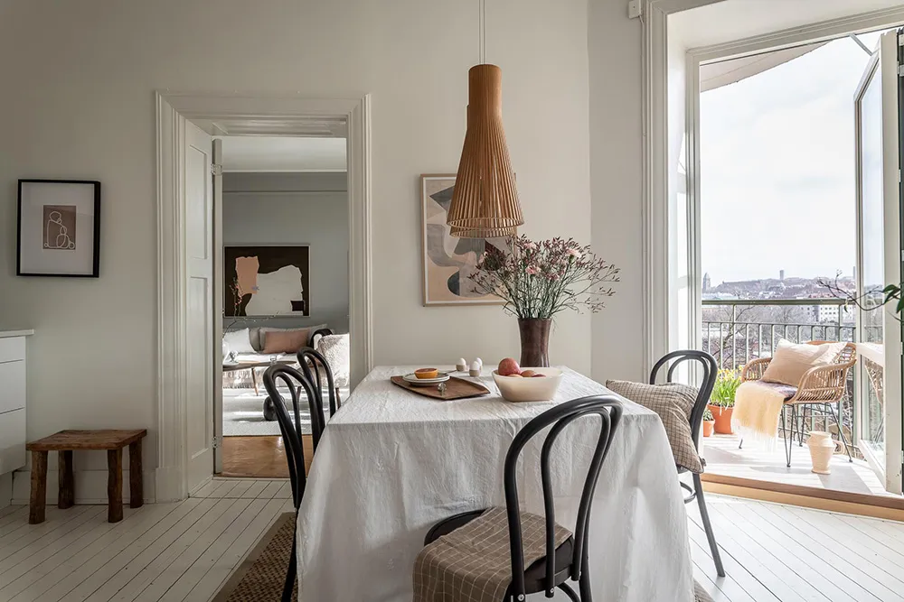 Apartamento gris en Gotemburgo con habitación pequeña y balcón (65 m²) - Gallery image 27