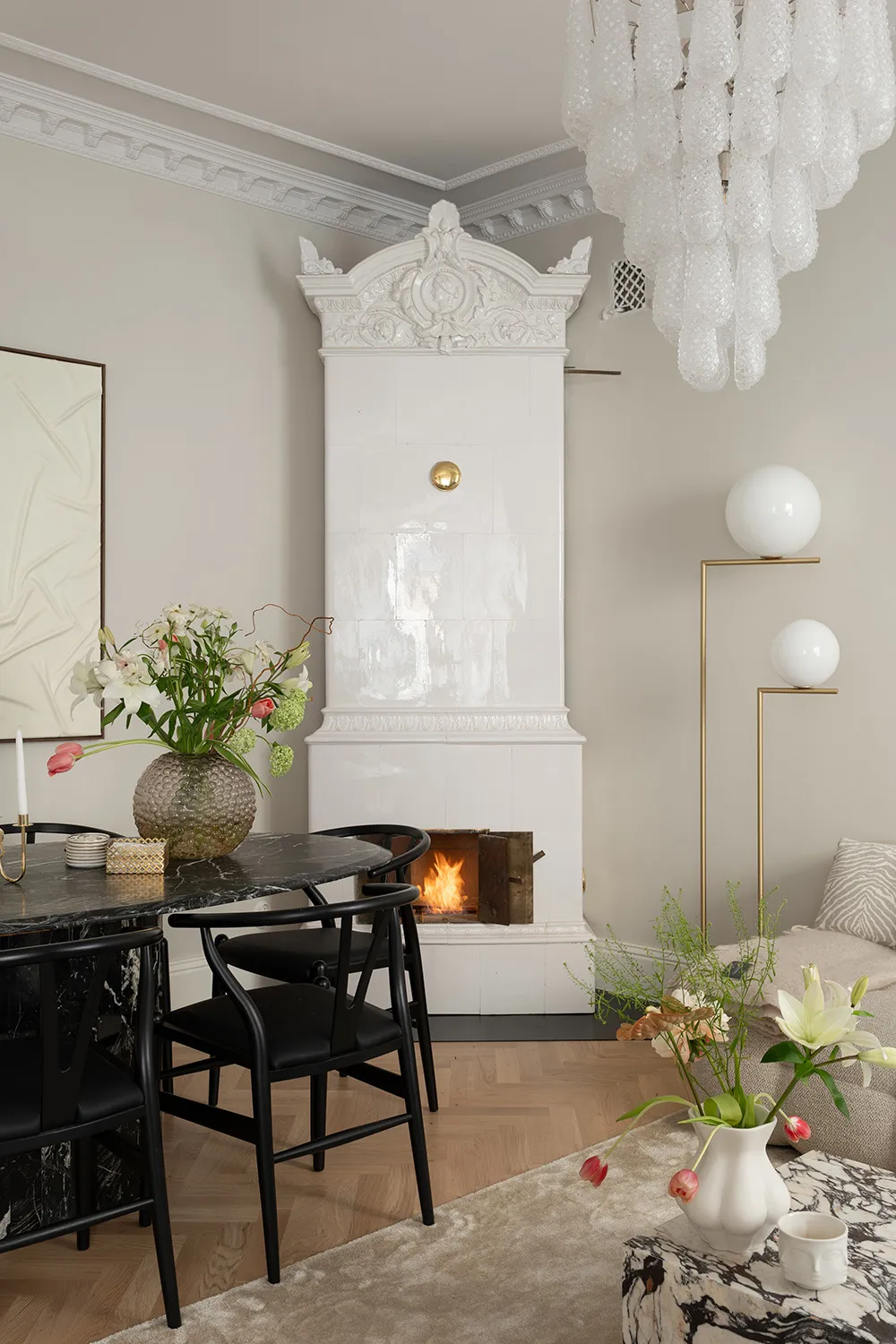 Арки и модный дизайн: элегантная квартира в Стокгольме (71 кв. м) - Gallery image 1