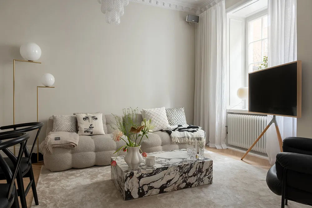 Арки и модный дизайн: элегантная квартира в Стокгольме (71 кв. м) - Gallery image 10