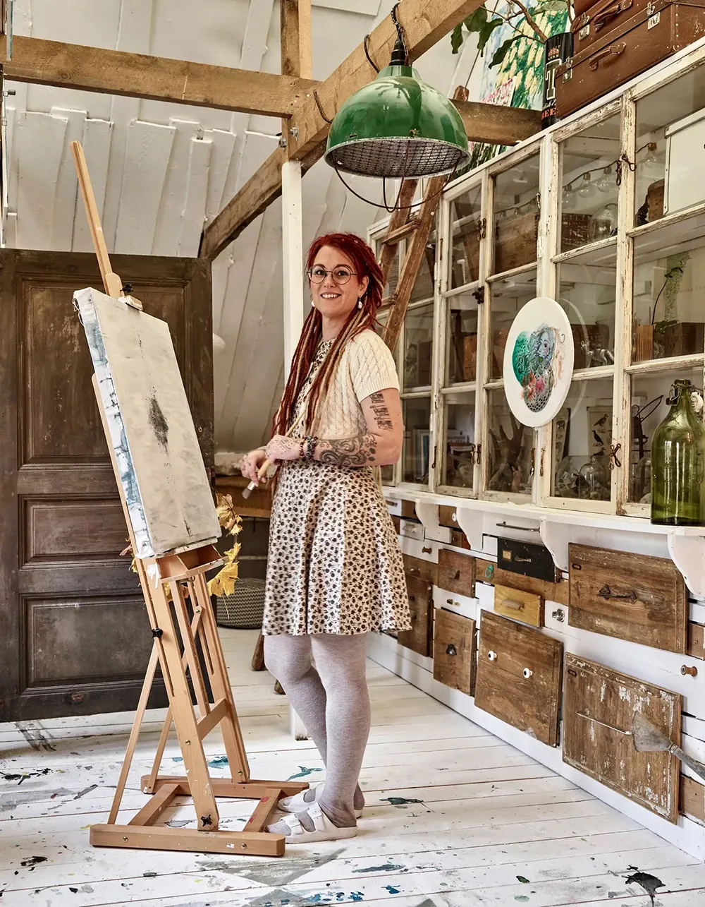 Cozy rural cottage of an artist inherited from her grandmother - Gallery image 6