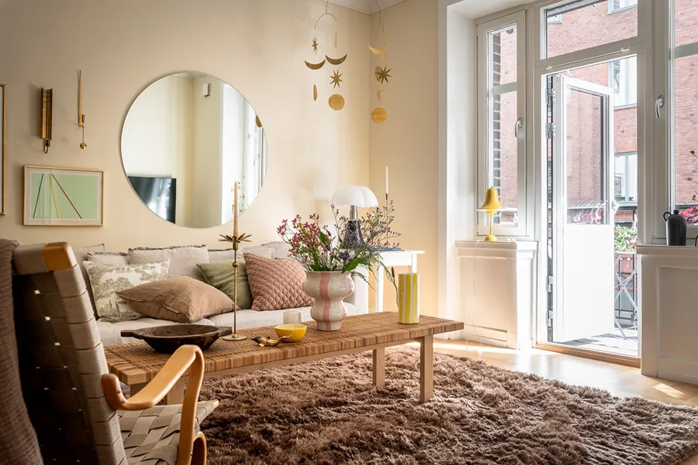 Пісочні тони, цегляна стіна та обоями: квартира в Гетеборзі (91 кв. м) - Gallery image 6