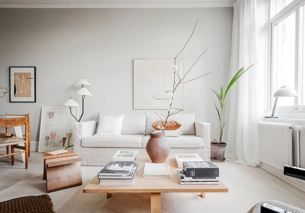 Interior tranquilo y sereno con toques japoneses en Gotemburgo - Gallery image 3