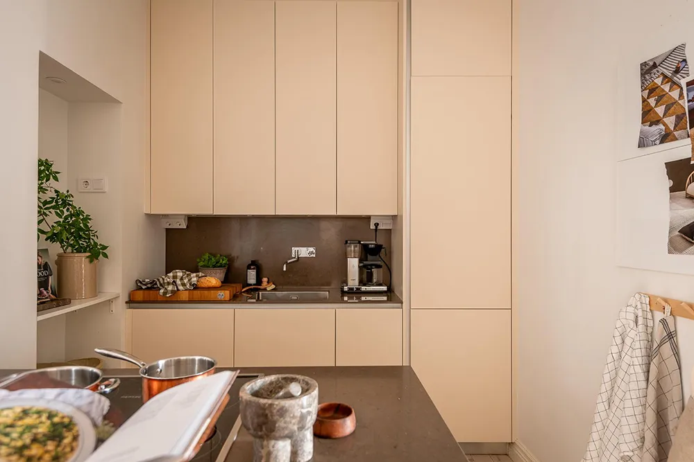 Couleurs pastel légères dans le design d'une agréable appartement scandinave (72 m²) - Gallery image 9