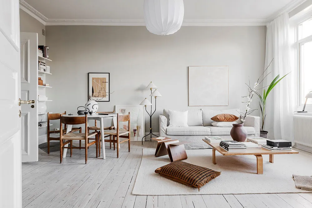 Interior tranquilo y sereno con toques japoneses en Gotemburgo - Gallery image 2