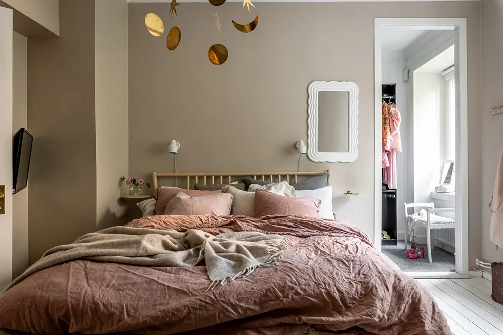 Пісочні тони, цегляна стіна та обоями: квартира в Гетеборзі (91 кв. м) - Gallery image 29